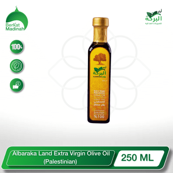 Experience the exceptional flavor and unparalleled quality of Albaraka Land Extra Virgin Olive Oil, a true testament to the rich cultural heritage and natural abundance of Palestine. Crafted with meticulous care, this premium olive oil preserves the essence of the land and its centuries-old olive tree legacy.