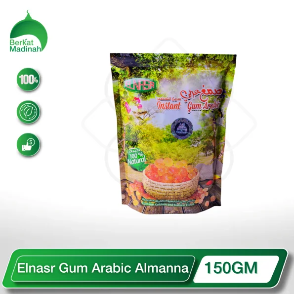 Unlock the remarkable benefits of Elnasr Gum Arabic Almanna, a natural and versatile ingredient with a rich history dating back thousands of years. Hailed as the "tears of the Acacia tree," this premium gum arabic powder offers a unique blend of soluble fiber, antioxidants, and essential minerals that can enhance your health and culinary experiences.