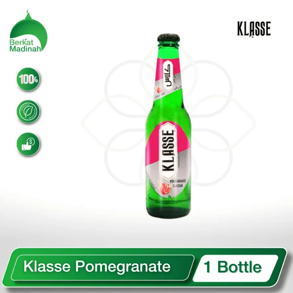 Klasse Pomegranate 330ML is a refreshing and vibrant non-alcoholic beverage that celebrates the bold and tantalizing flavors of the pomegranate fruit. Crafted with care, this drink offers a unique and invigorating taste experience that is perfect for those seeking a healthier alternative to traditional soft drinks.