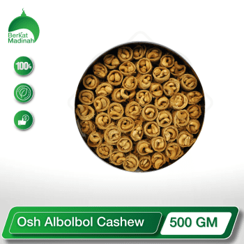 Indulge in the luxurious taste of our Osh Albolbol Cashew, a delectable treat that celebrates the rich heritage of Middle Eastern confectionery. Crafted with premium whole cashew nuts, these melt-in-your-mouth morsels are infused with aromatic spices and a touch of rose water, creating a unique and captivating flavor profile.