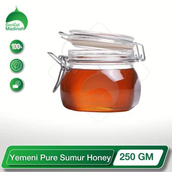 Discover the exceptional taste and unparalleled quality of Yemeni Pure Sumur Honey. Harvested from the pristine Sumur region of Yemen, this rare and exquisite honey offers a captivating flavor profile that will delight your senses and nourish your body.
