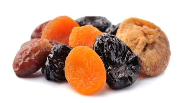 Assortment of dried fruits at Berkat Madinah shop.