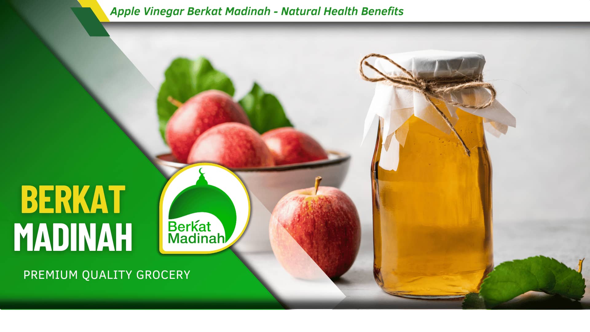 Apple Vinegar Berkat Madinah - Natural Health Benefits